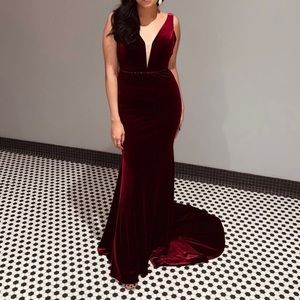 Velvet Night out dress.